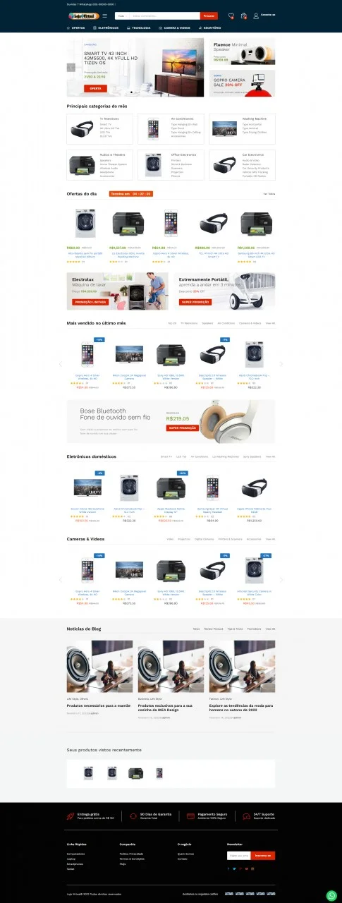 Responsive PHP Online Store accepting PagSeguro, Mercado Pago, PayPal, and Pix - Image 3