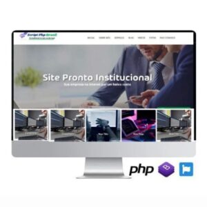 Responsive PHP Institutional Website Script with Admin Panel