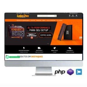 Responsive PHP online store accepting PagSeguro, Mercado Pago, PayPal, and Pix.